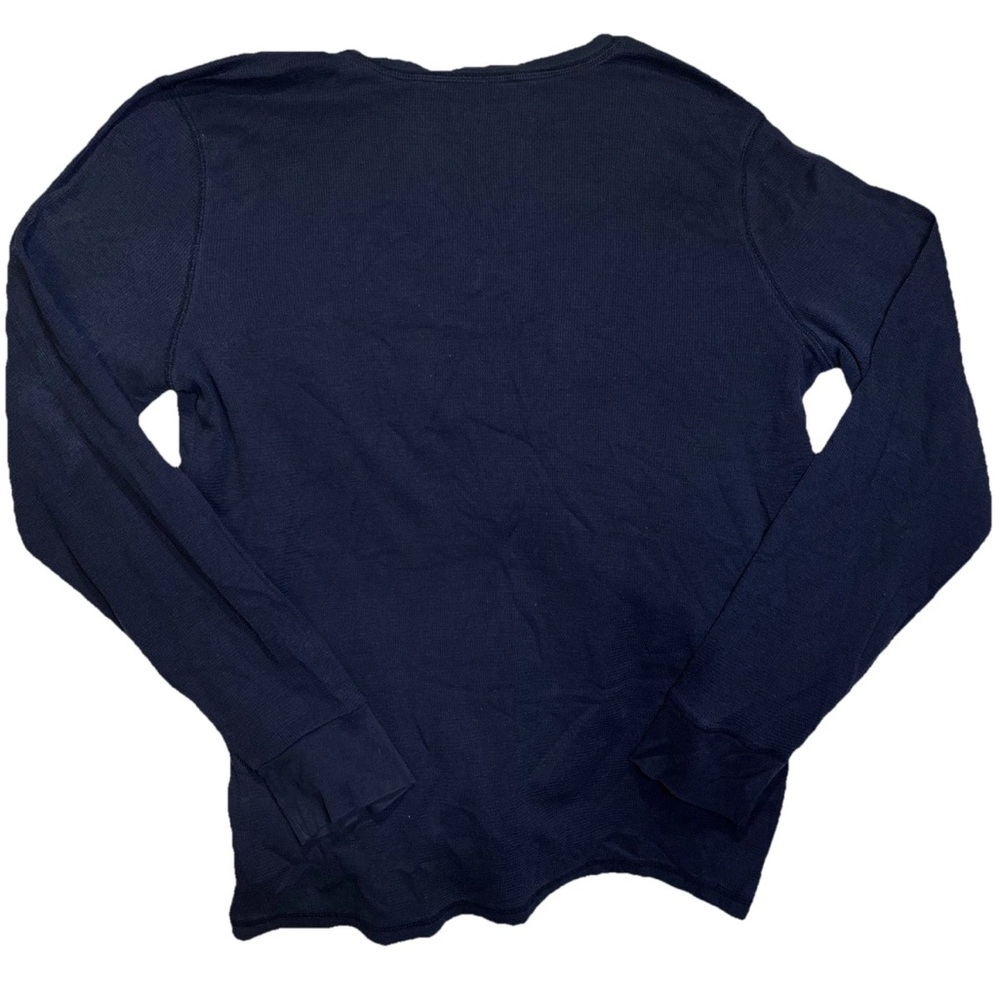 Vintage Element Shirt Mens L Blue Long Sleeve Thermal Y2K Skater Graphic Logo - Picture 5 of 8